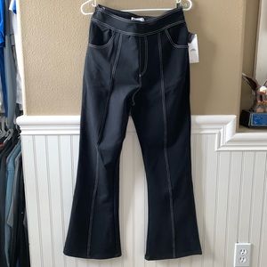 UO Izzy Contrast Stitch Kick Flare Pant
